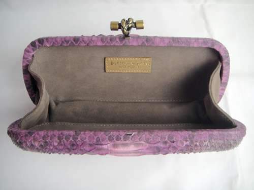 Bottega Veneta Clutches New Knot 8652 purple snake